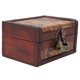 thumbnail image 2 of Caja de madera vintage para guardar joyas y collares, contenedor para decoración del hogar con cerradura, 2 of 10