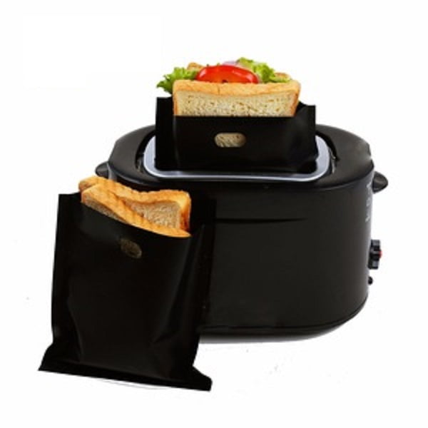 4 Pack Reusable Toaster Pockets Toaster Bags Toasting Bags