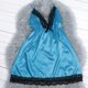 thumbnail image 3 of Mujeres con cuello en V Satén Sexy Stain Pijamas Bowknot Tops Fridja nalpqowj17966, 3 of 4