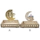 thumbnail image 5 of Placas de ramadán cubierta de madera práctica eid mubarak bandeja de comida accesorio islámico accesorio de luna musulmana adorno para la luna para la comida jm00477 1 set Inevent HA060994-01, 5 of 7