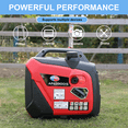 thumbnail image 4 of Gentron 3000W Quiet Inverter Generator, 3300W Peak Power, 19.5kg Portable, 67.6dB Low Noise, Commercial Generator for Job Site, Small Business, Outdoor Work, Home Backup, 4 of 5