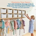 thumbnail image 5 of ECR4Kids Scoop Front Plastic Storage Bins, Multipurpose Organization, White, 10-Piece, 5 of 9