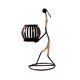 thumbnail image 1 of Candelabro En Forma De Niña Candelabro Decorativo Candelero De Hierro Exquisito Candelabro De Carácter Abstracto Con Cuerda De Cáñamo Marco Desmontable Para Dormitorio Oficina Cafetería matsuzay HA027794-07, 1 of 5