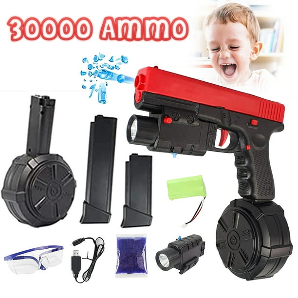 JM-X2 Electric Splatter Ball Gun , Gel Ball Blaster Toy with 30,000