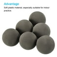 thumbnail image 4 of Uxcell EVA Sponge 42mm Exercise Flight Swing Practice Golf Foam Balls Dark Gray 10 Pcs, 4 of 5