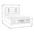 thumbnail image 3 of Picket House Furnishings Charlotte 2-Drawer King Storage Bed, 3 of 14