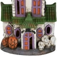 thumbnail image 6 of Northlight LED Lighted Haunted House with Skulls Halloween Decoration - 22.75", 6 of 8