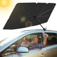 thumbnail image 3 of Car Shade Front Windshield, Sun Shade Car Windshield Sunshade Car Umbrella, Foldable Car Windshield Shade Fits Various Sizes (56'' x 31''), 3 of 5