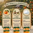 thumbnail image 2 of Kaori Deodorizing Persimmon Soap – Gentle for Dry & Aging Skin, Japanese Persimmon + Green Tea Extract, Natural Body Wash for Men & Women – All-Day Freshness (1PCS), 2 of 7