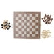thumbnail image 1 of de tablero de ajedrez plegable de para niños adultos, de rompecabezas de ajedrez Backgammon estándar, gran, 1 of 9