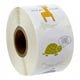 thumbnail image 5 of 500Pcs Etiqueta de papel colorida Etiqueta de animales Etiqueta de embalaje de de, 5 of 7