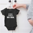 thumbnail image 5 of My Uncle Is Kind Of A Big Deal Funny Romper Boys or Girls Infant Baby Brisco Brands 18M, 5 of 6