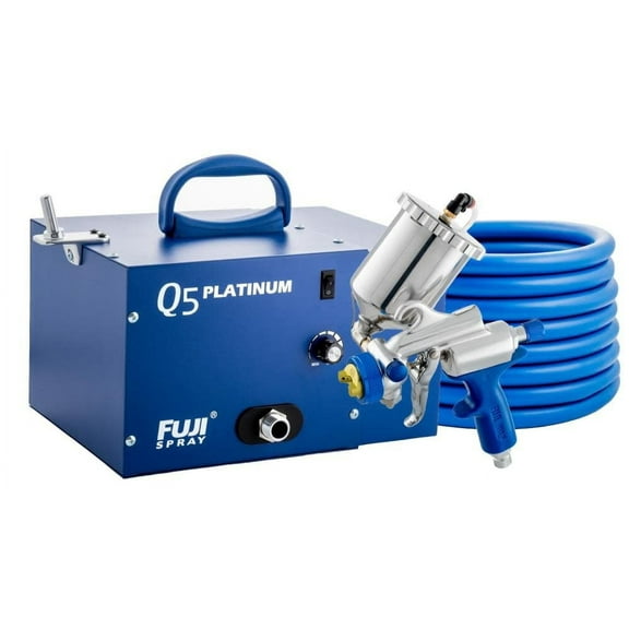 Fuji Spray Q5 Platinum Hvlp Sprayer With Gxpc Gravity Gun
