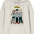 thumbnail image 2 of My Hero Academia: Season 1 Izuku Midoriya, Ochaco Uraraka, Katsuki Bakugo Adult Sand Hoodie-Small, 2 of 4