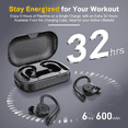 thumbnail image 4 of Be1032 Bluetooth earphones TWS ear hook Bluetooth 5.1 running sports stereo buttons control with microphone wireless headphones bqwchin, 4 of 9