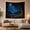 Forest Swing, variant on Milky Way Above Evergreen Forest, Serene Celestial for Astronomy Fans, Starry Forest Decor, Housewarming Gift, Tapestry Wall Hanging for Bedroom and Living Room