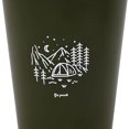 thumbnail image 1 of Tazas portátiles para acampar, juego de utensilios de cocina, taza de viaje, accesorios para acampar (verde), 1 of 2
