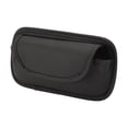 thumbnail image 1 of Estuche para Gafas de Sol del Coche Unique Bargains Universal Soporte para Gafas de Visera de Coche Cuero PU Negro 21.5x12cm 1 Pcs, 1 of 1