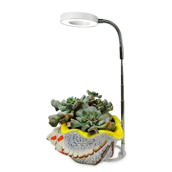 Growth lamp,Plant Timable Lamp Fill Dimmable Imitation Pot