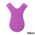 thumbnail image 3 of 10 unids/pack cepillo de pestañas de plástico reutilizable limpio en forma de Y cepillos de pestañas injertadas mujeres maquillaje máscara Pinceles de maquillaje y herramientas Rojo púrpura Soidarity CE000285-05, 3 of 6
