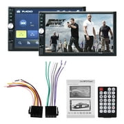 Polarlander Double Din Car Stereo Touch Screen with Bluetooth FM Radio MP5/4/3 Player Car Audio Receiver Car Audio Android Mirror Link USB/SD/AUX Hands Free Calling