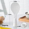 thumbnail image 4 of Rice Paddle, Silicone Standing Rice Spatula with Non Stick Rice Spoon Paddle Heat Resistant Rice Cooker Spoon (gray), 4 of 4