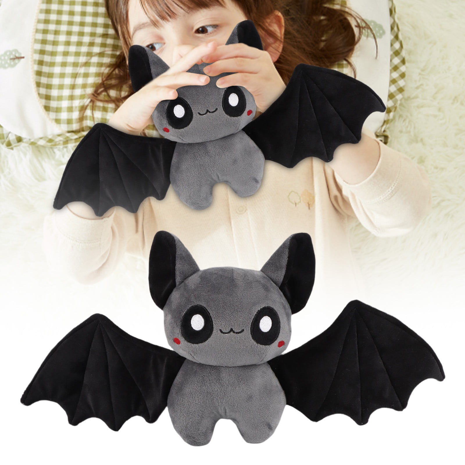 Halloween Toy Bat Soft Stuffed Animal Cute For Kids Adults Party Decoration