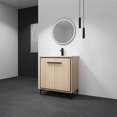 thumbnail image 4 of Yesfashion 24"/ 30" Single Sink Bathroom Vanity,with 2 Soft Closing Doors,Bathroom Vanity with Top Sink,Modern Bathroom Storage Cabinet for Home Bathroom Decoration, 4 of 10