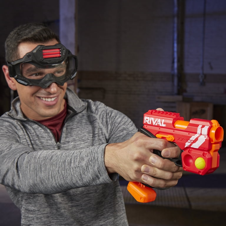 Nerf Rival Knockout XX-100 Red Kids Toy Blaster with 2 Ball Dart