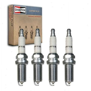 4 pc Champion Copper Plus Spark Plugs compatible with Nissan Altima 2.5L L4 2002-2006