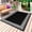 White Black, variant on Brown Geometric Outdoor Rug 3x5 Ft - Reversible Patio Rug Outdoor Camping Rugs, Vintage Greece Key Washable Indoor Outdoor Area Rugs, Non-Slip Outdoor Carpet Runner for Deck/Porch