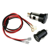 Portable Power Lighter Socket Outlet Plug for 12V Charging Solution USB for GPS Mobile Phones