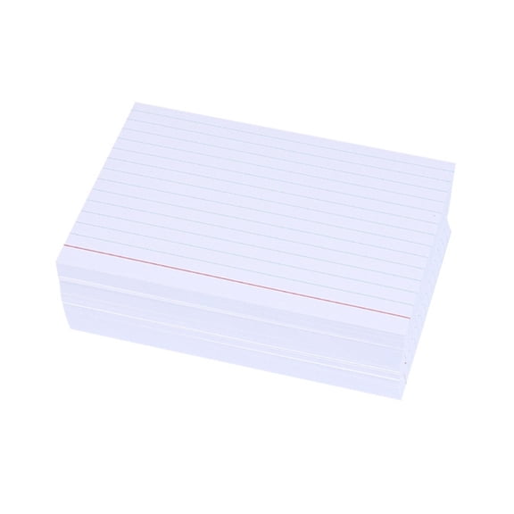 300 Sheets Lined Index Cards Studying Notes Learning Flashcards School Office Supplies for Memos Painting Learning