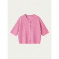 thumbnail image 6 of Women's Short Sleeve Knit Cardigan Top, Round Neck Button Front Sweater Shirt, Casual Cropped Layering Blouse for Streetwear, Office and Daily Wear, 6 of 19