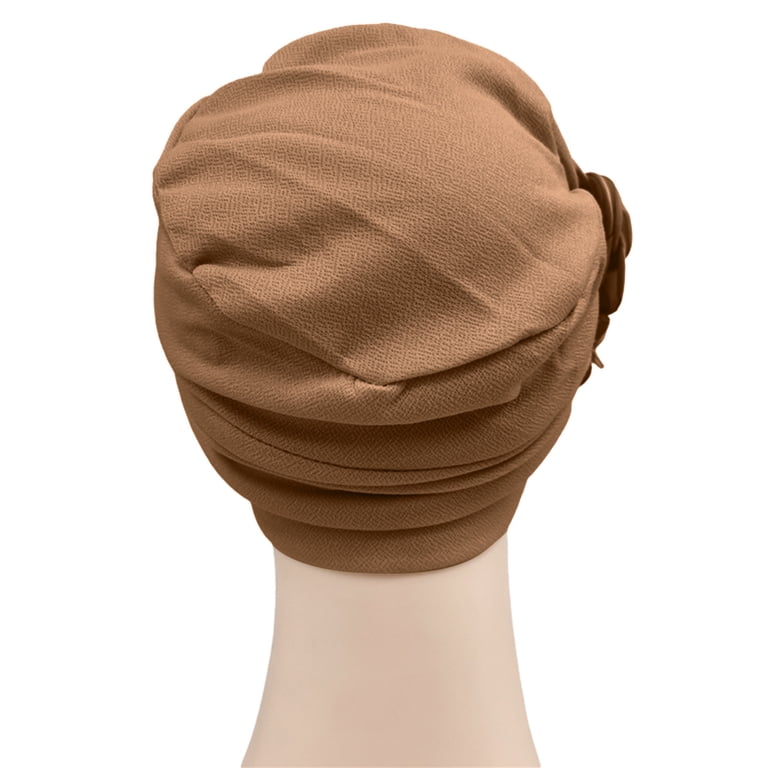 Pre-Knotted Twisted Braid Turban Headwrap Chemo Beanie Hat Dalrosia Women Turban Cap Headscarf Cancer Chemo Beanies Cap  main image 4