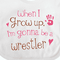 thumbnail image 4 of Inktastic Wrestling Future Wrestler Girls Boys or Girls Baby Bib, 4 of 4