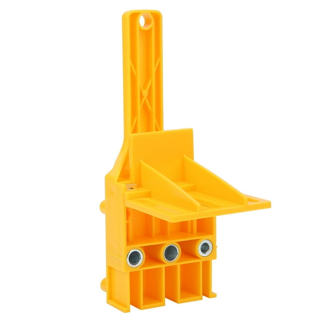 Distance Ajustée 8mm Forets Foret Trou Guide de Forage pour l'Épissure Ronde Chevilles Bois Poinçonnage Jaune