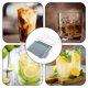 thumbnail image 5 of Bandejas para cubitos de hielo, pequeñas y fáciles de liberar, 104 x 2 piezas, bandejas para hielo triturado pequeñas para enfriar bebidas, café y jugo (paquete de 2 bandejas de hielo azules,, 5 of 5