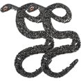 thumbnail image 1 of 2Pcs Multi-Function Embroidered Patches Snakelike Patches Decor Back Sewing Patches Repairing Back Patches, 1 of 3