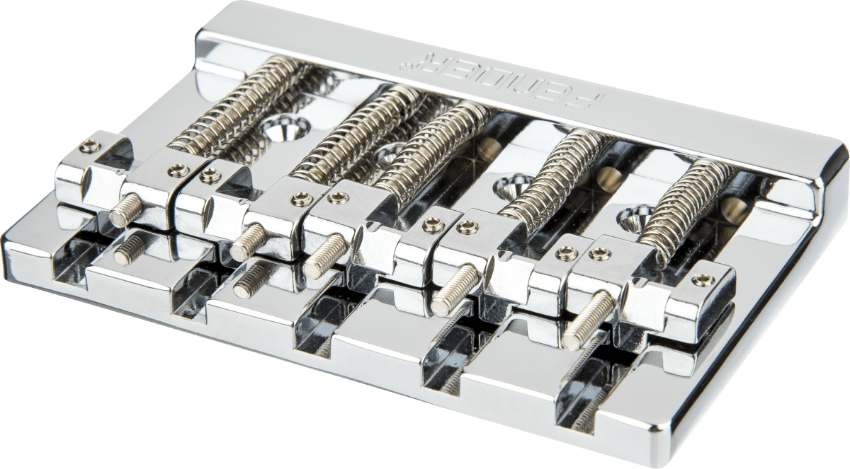 Fender Himass 5-String Bass Bridge Assembly with Brass Saddles