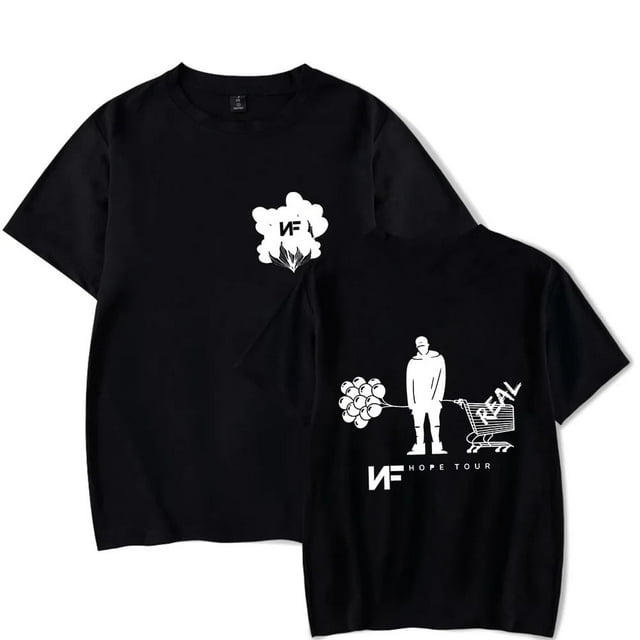CYDZSWYXGS NF Rapper Shirt For Fan Merch Popular Graphics sided Print Round Neck Unisex Trendy Casual Short Sleeve T-Shirt Top