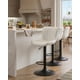 thumbnail image 3 of Banco Giratorio con Respaldo EKE Life Home Desayunador Barra Moderno Blanco, 3 of 4