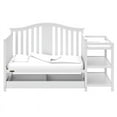 Graco Solano 4in1 Convertible Crib and Changer with Drawer, White