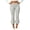 Gray, variant on Cropped Flare Pants for Women Trendy Slimming Trouser Foldover Waist Soft Casual Capri Pants Gray M