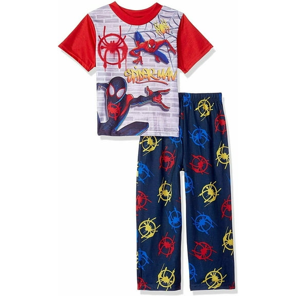 Marvel Spider-Man Boy 2 PC Short Sleeve Pajama Set Size 6