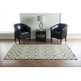 thumbnail image 3 of Linon Salonika Irongate Reversible Woven Wool 5'x8' Rug in Brown, 3 of 5