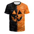 thumbnail image 6 of Men's Halloween T-Shirts 3D Skull Print Short Sleeve T-Shirt Casual Round Neck Novelty Street Fashion Shirts, 6 of 7