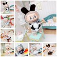 thumbnail image 2 of Mini ropa de peluche para muñecas, accesorios de traje, Kpop, Exo, Labubu, falda de sirvienta, regalo para niñas, 17cm, 2 of 5