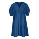 thumbnail image 5 of Vestido Floral de Manga Corta para las Mujeres Patchwork V-Cuello Vestido Sólido, Vestido de Verano de Poliéster Spandex Casual, 5 of 5