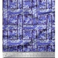thumbnail image 1 of Soimoi Georgette Viscose Fabric Basketweave Tie-Dye Print Fabric by Yard 42 Inch Wide, 1 of 1